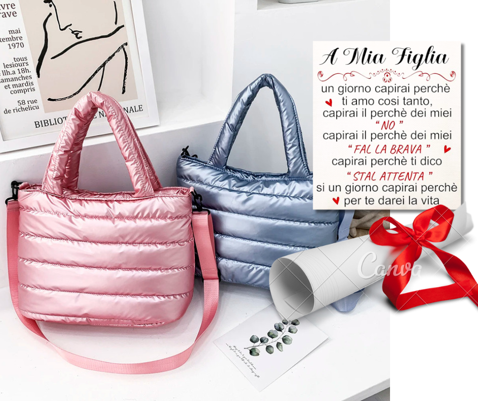 BORSA "A MIA FIGLIA" | Set borsa + dedica